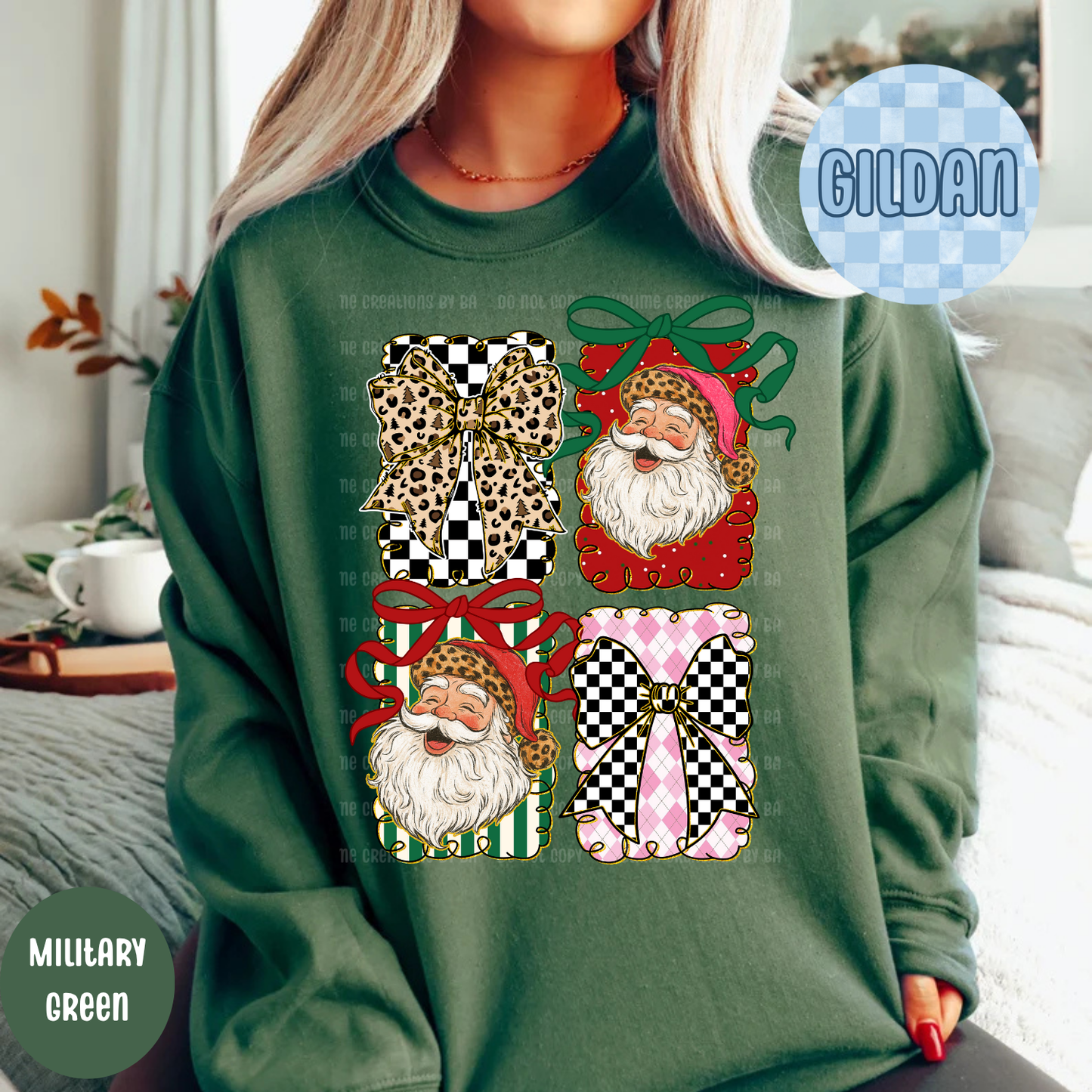 Santa’s Merry Christmas Sweatshirt-CF