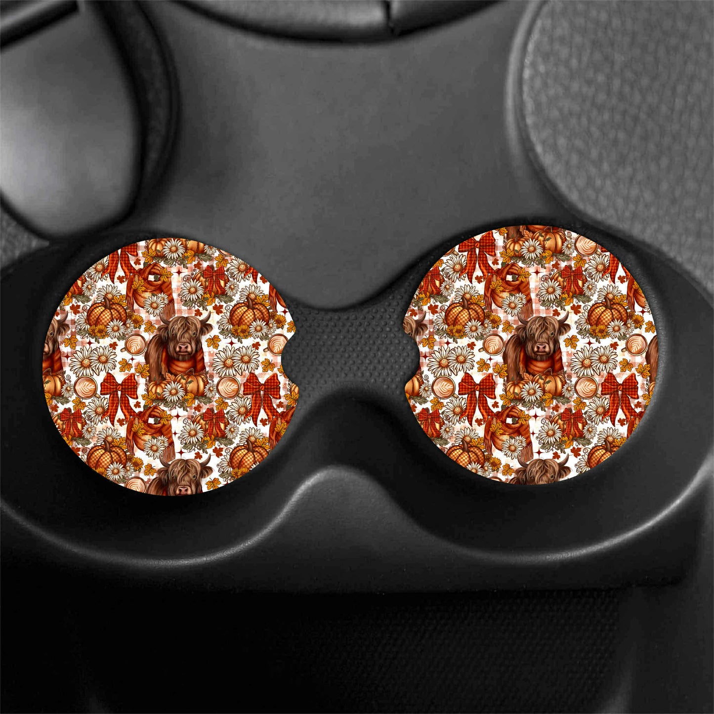 Autumn is Calling Car Coaster Set