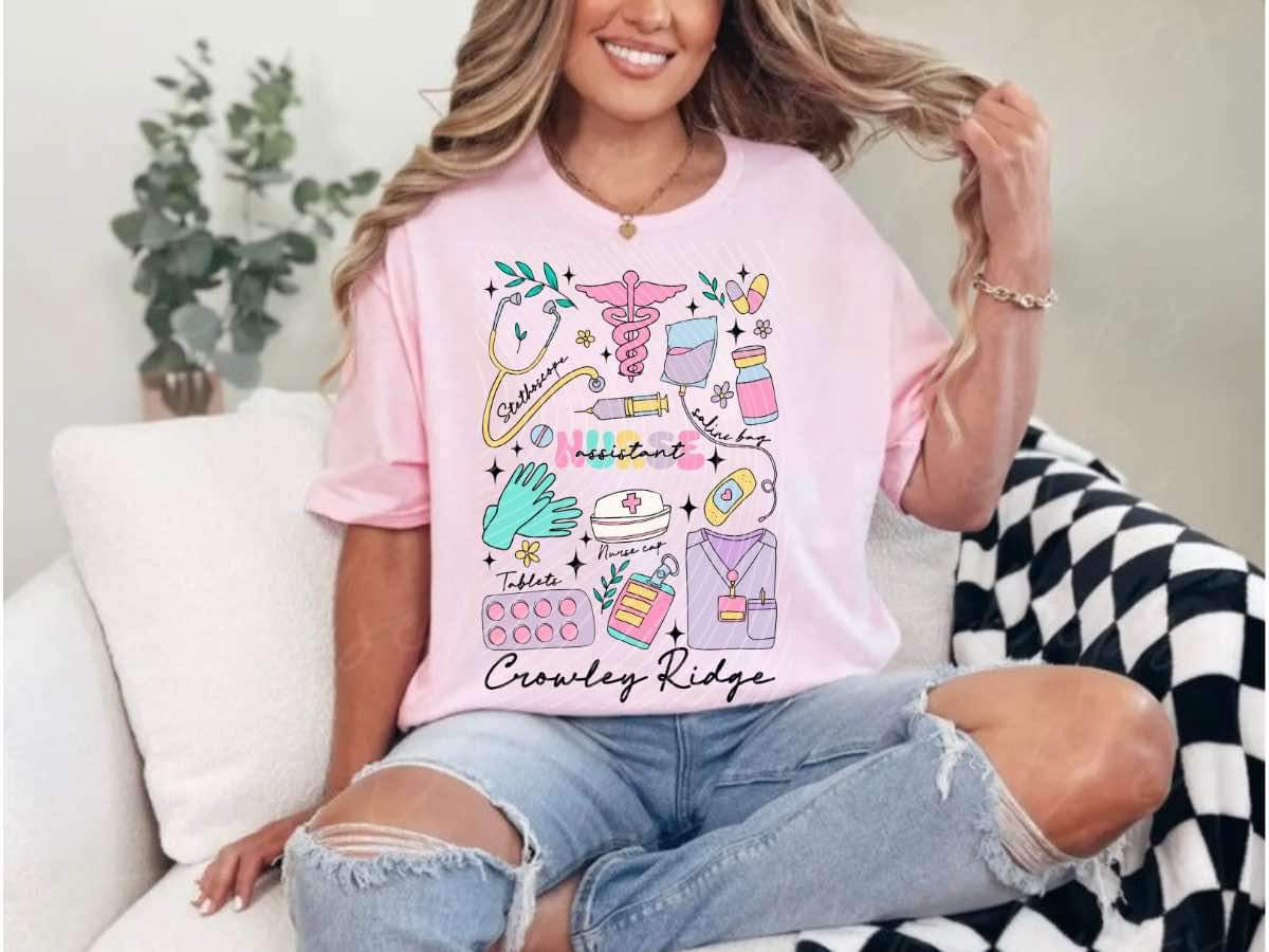 Nurse Assistant Doodle Sweatshirt