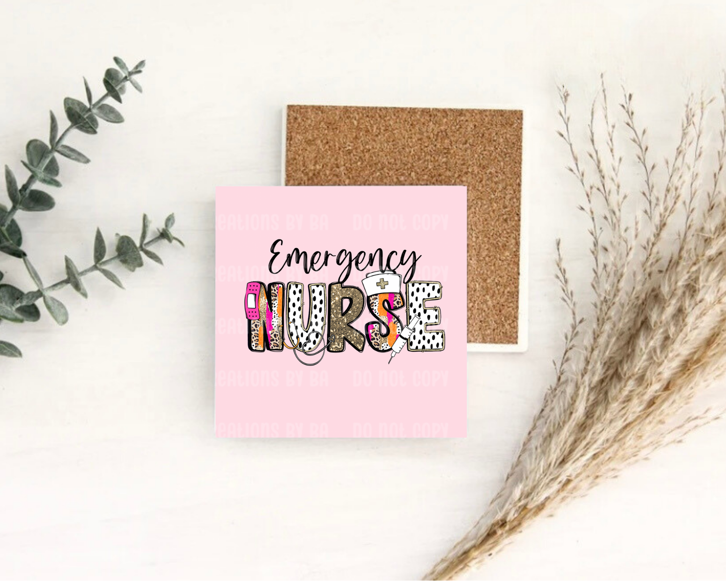 Emergency Nurse Desk Coaster