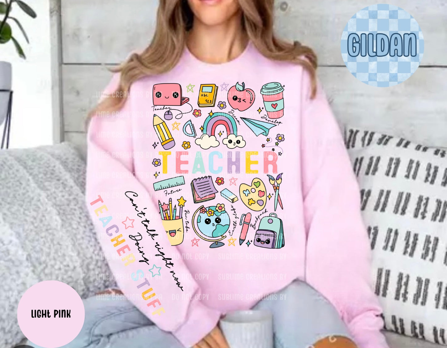 Teacher Doodle Occupational Sweatshirt