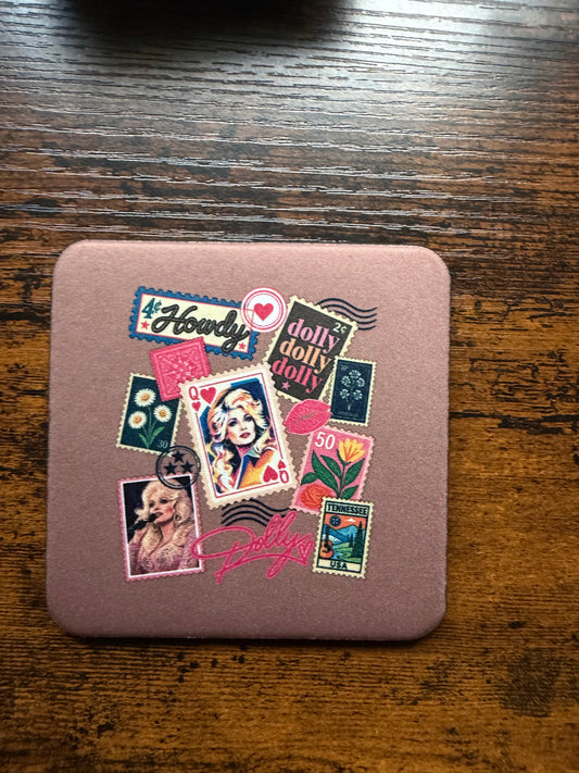 Dolly Stamps Desk Coaster