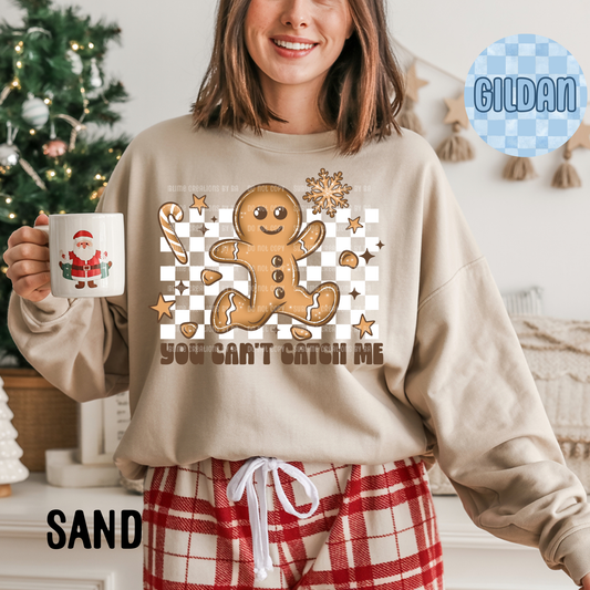 You Can’t Catch Me Adult Sweatshirt with Sleeve