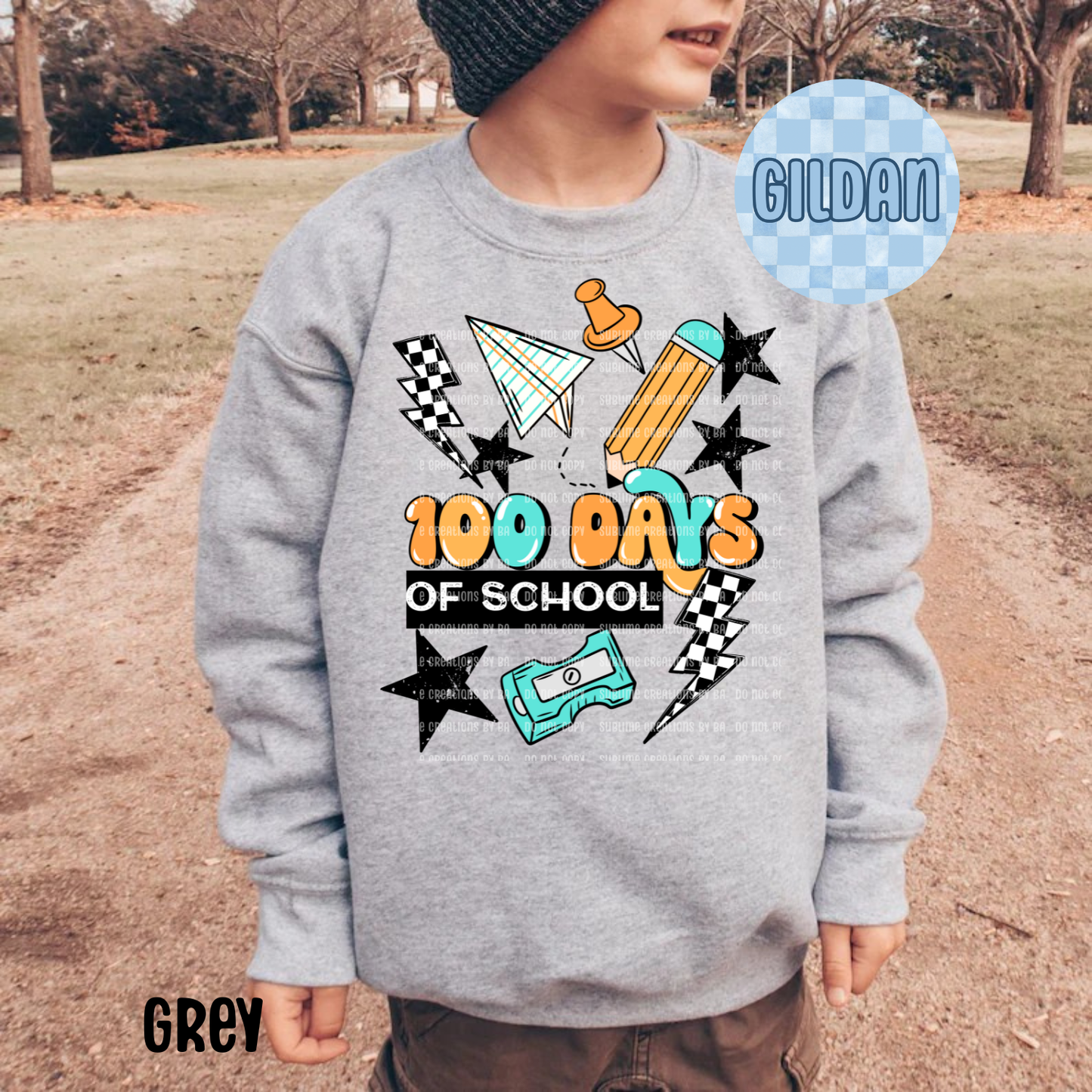 100 Days Boy of School Sweatshirt, Kids 100th Day Tee Youth