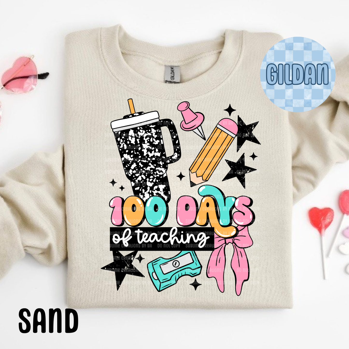 100 Days of School Shirt, Cute Teacher 100th Day Sweatshirt