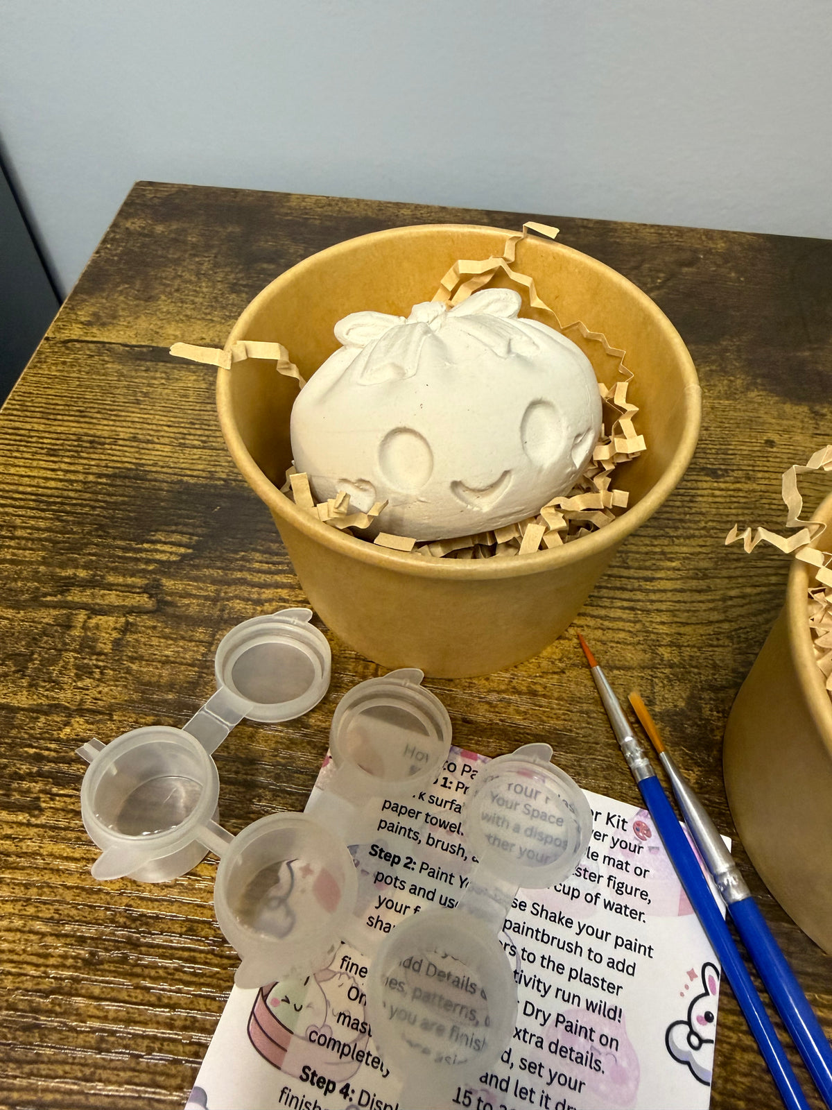Custom Bow Dumpling Plaster Craft Kit