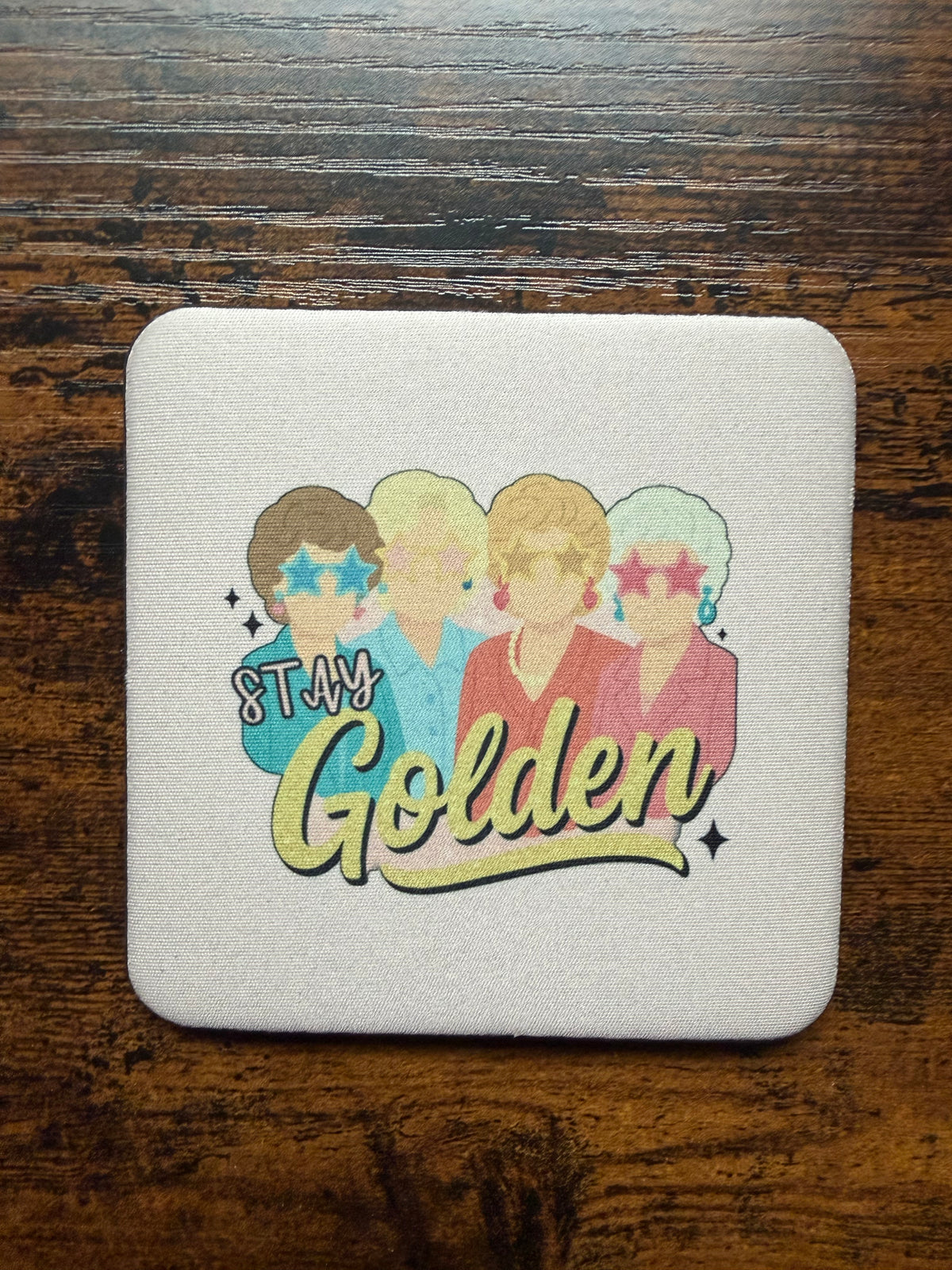 Stay Golden Desk Coaster