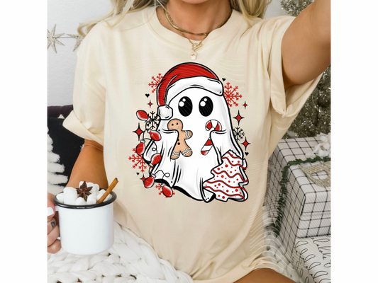 Christmas Ghost Tee