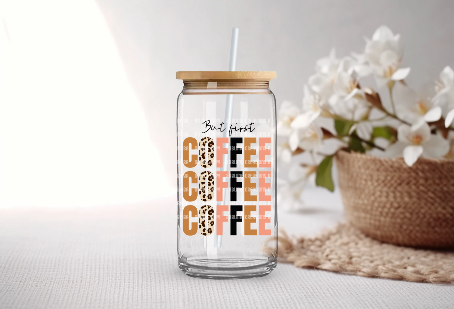 But First Coffee 16oz Libbey Class Cup
