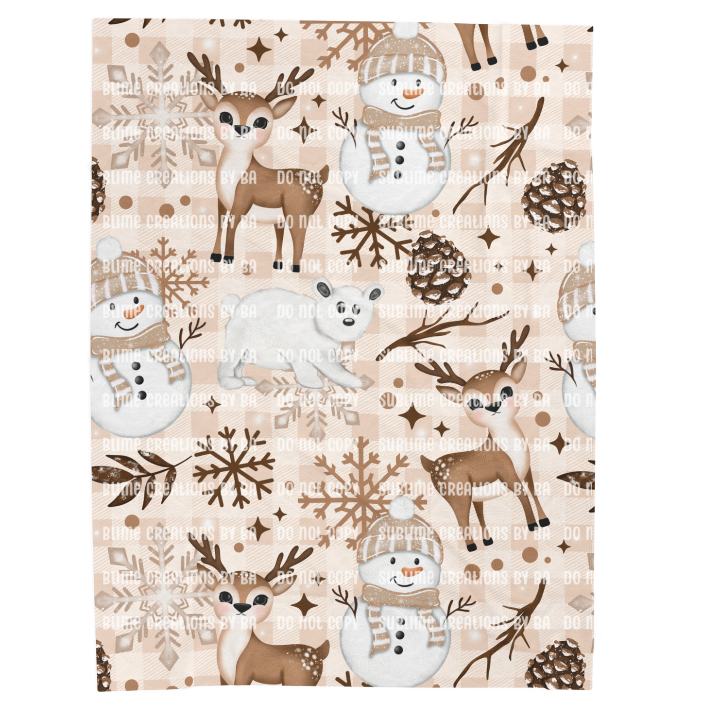 Winter Animal Blanket