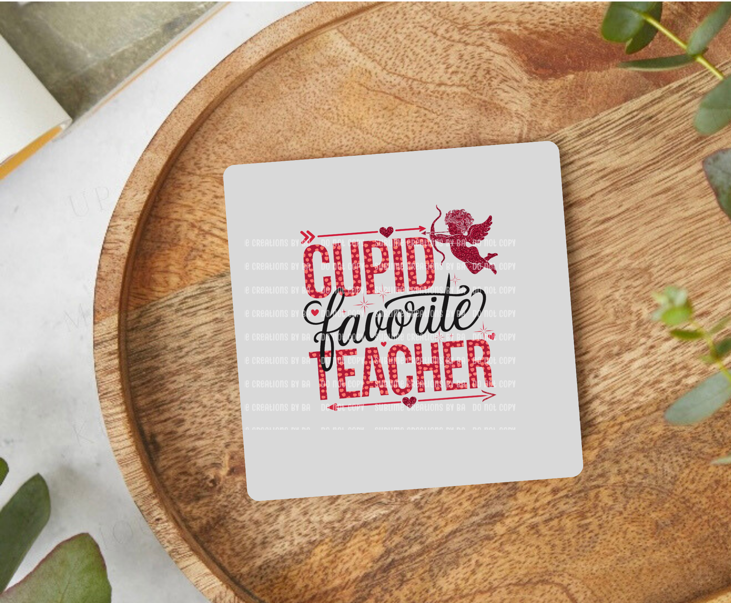 Valentine Teacher Desk Coaster