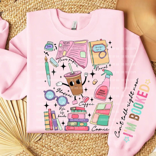 I’m Booked Doodle Sweatshirt
