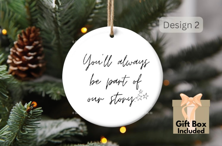 Thank You Gift, Never Forget The Difference You Make Ornament