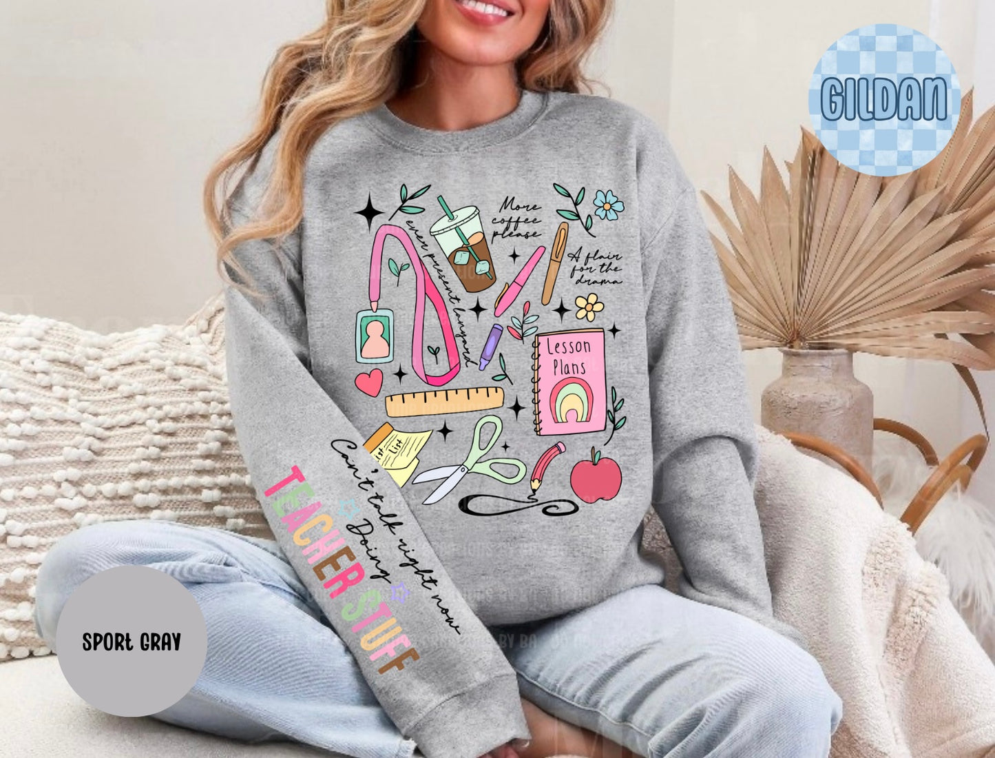 Teacher Doodle Occupational Sweatshirt