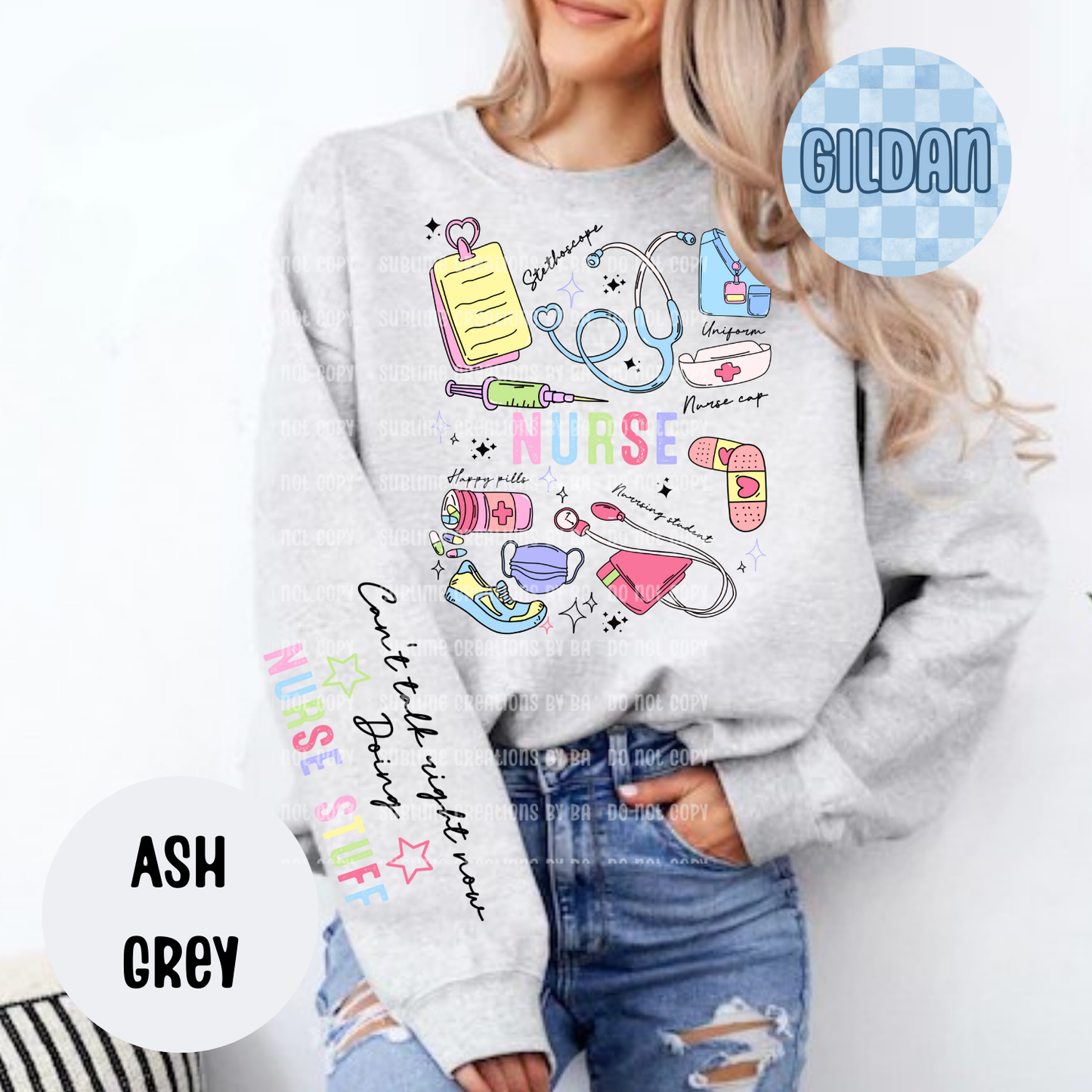 Nurse Pastel #2 Doodle Occupational