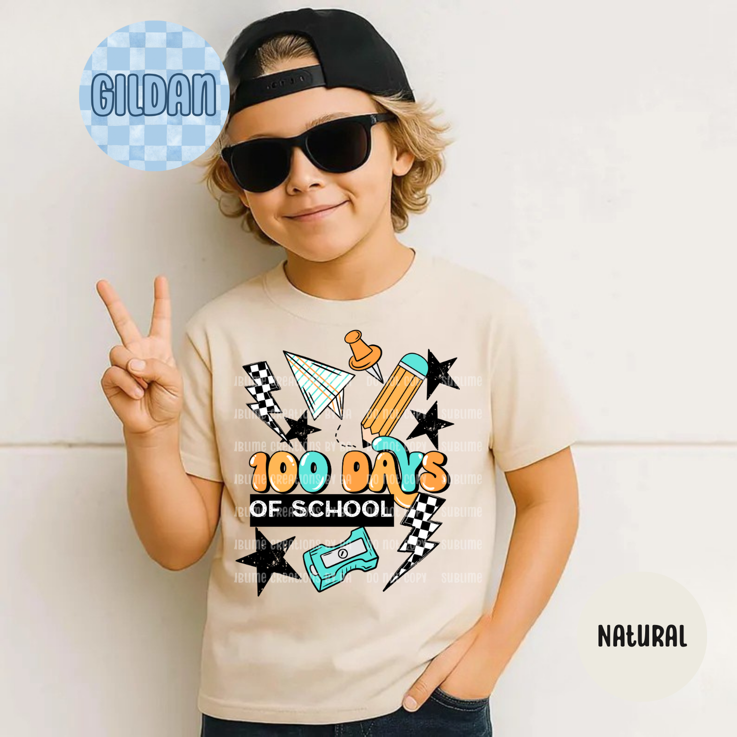 100 Days Boy of School Sweatshirt, Kids 100th Day Tee Youth