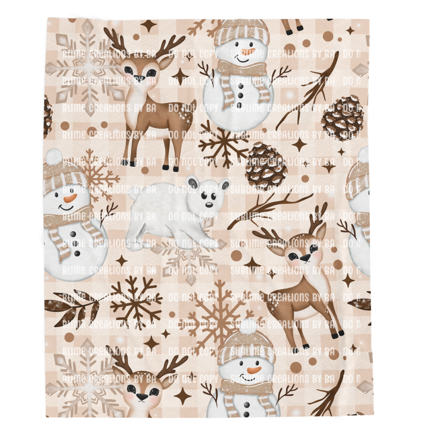 Winter Animal Blanket