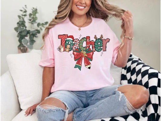 Teacher Christmas Tee