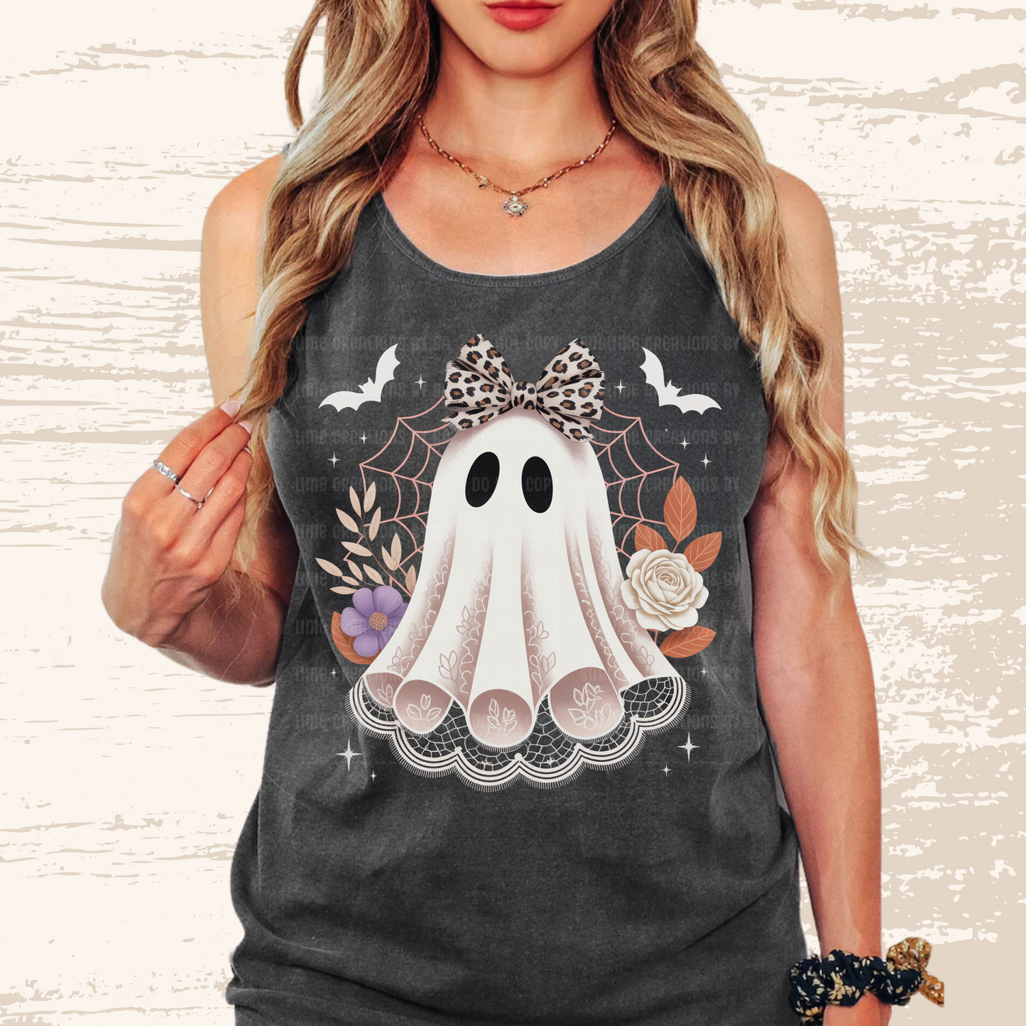 Ghost Lace Bow Adult CF