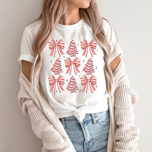 Coquette Christmas Snack DTF Print Only