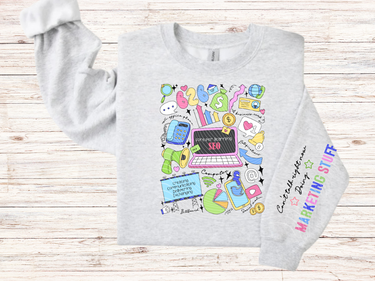 Marketing Doodle sweatshirt