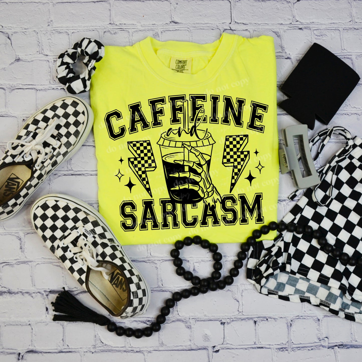 Caffeine Sarcasm DTF Print Only