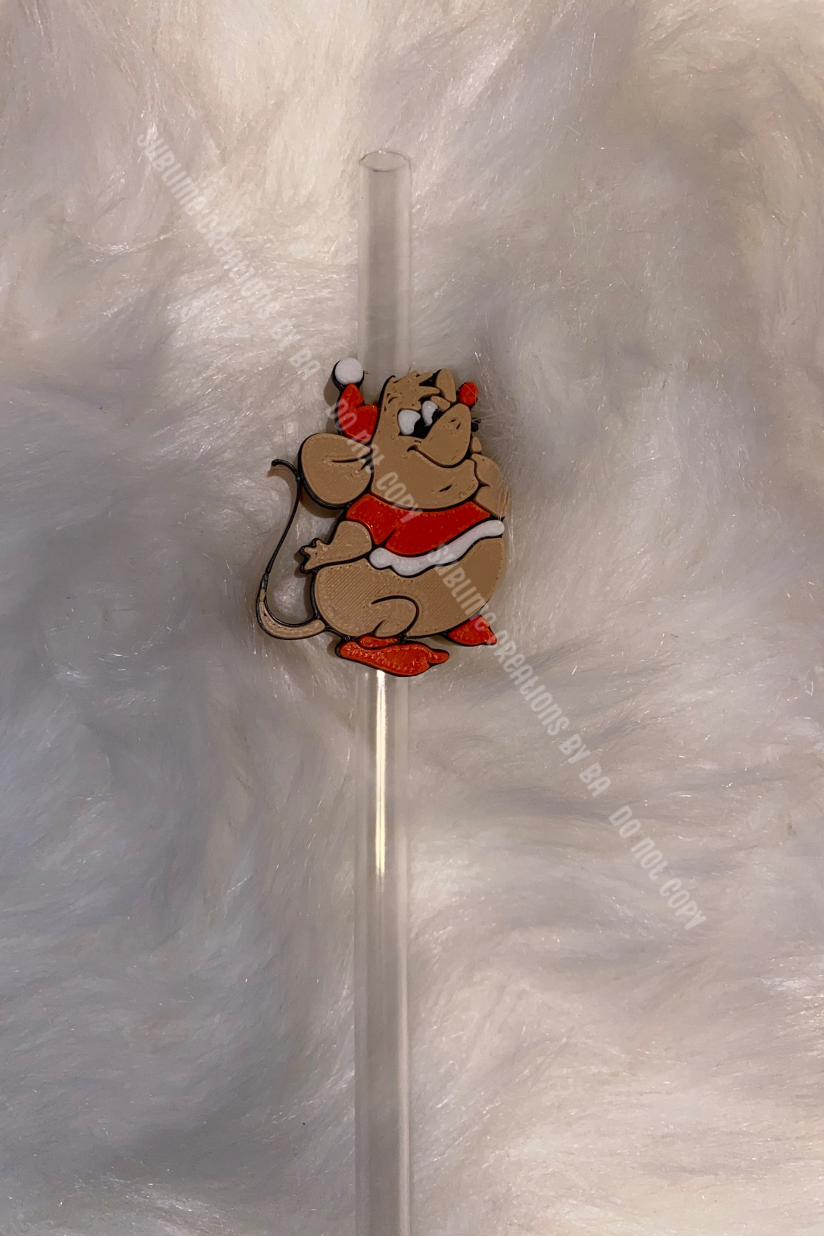 Mouse 3D Straw Stopper