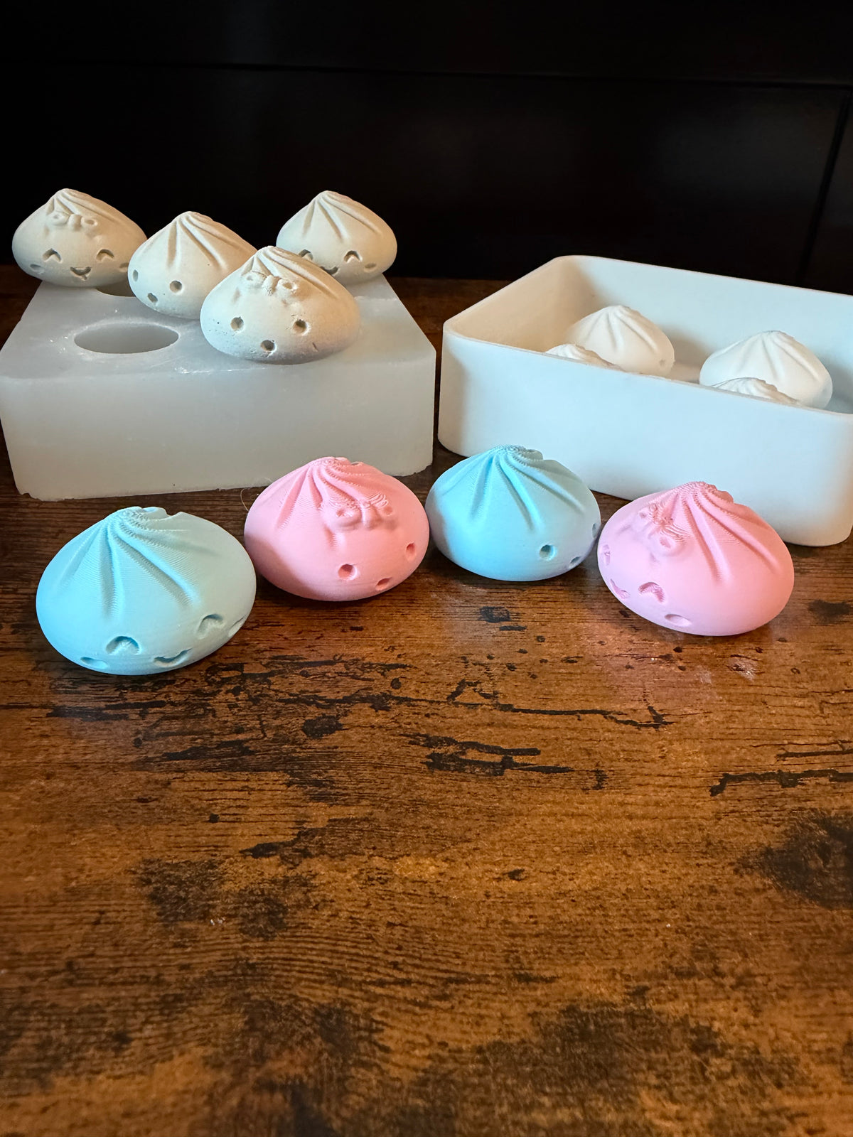 Mini Dumpling with and w/o Bows Silicone  Mold