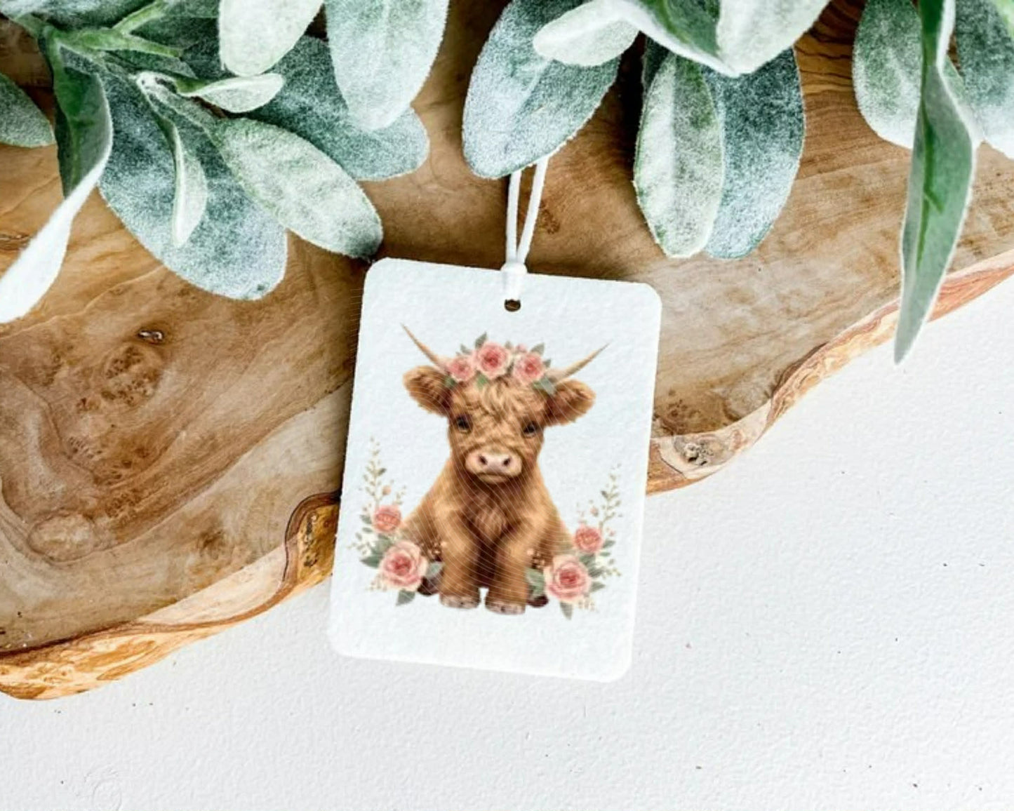 Baby Hyland Cow Felt Freshie