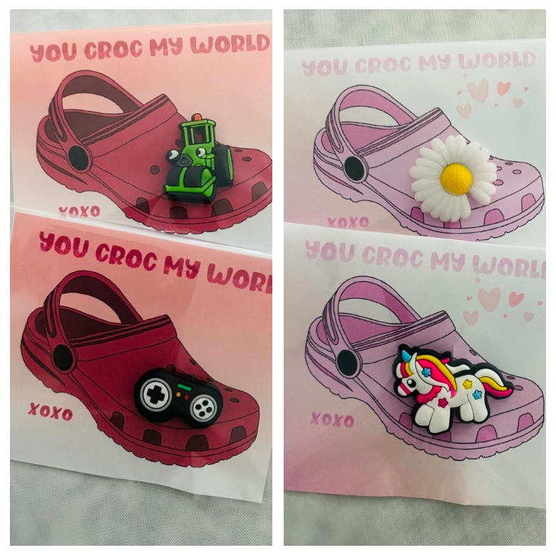 Personalized Croc Charm Favors