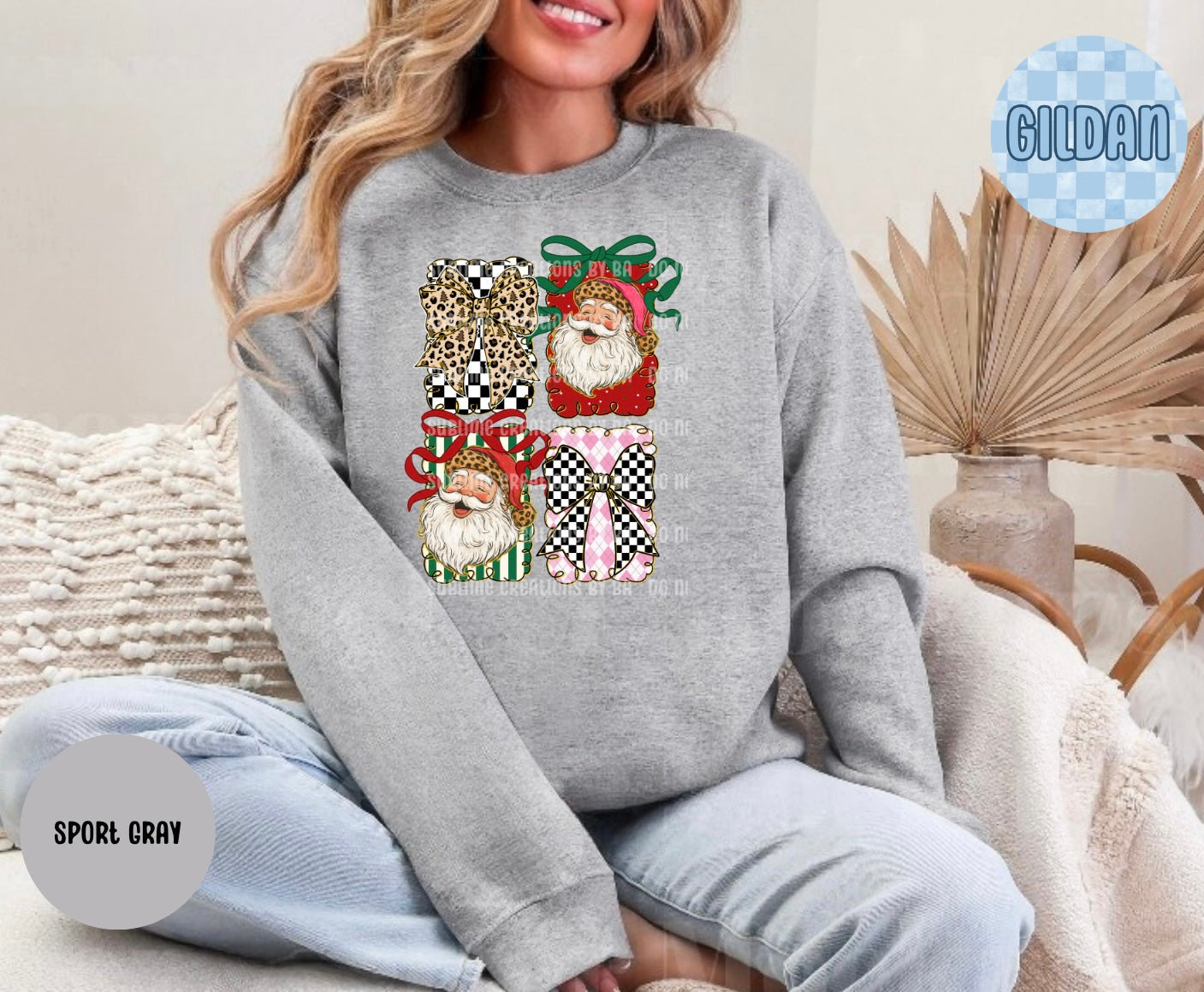 Santa’s Merry Christmas Sweatshirt-CF