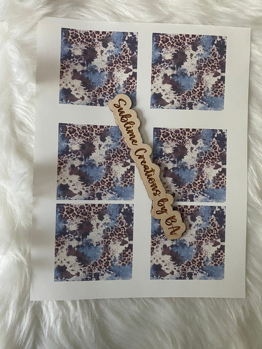 Hyde with Leopard Sublimation Transfer Sheet