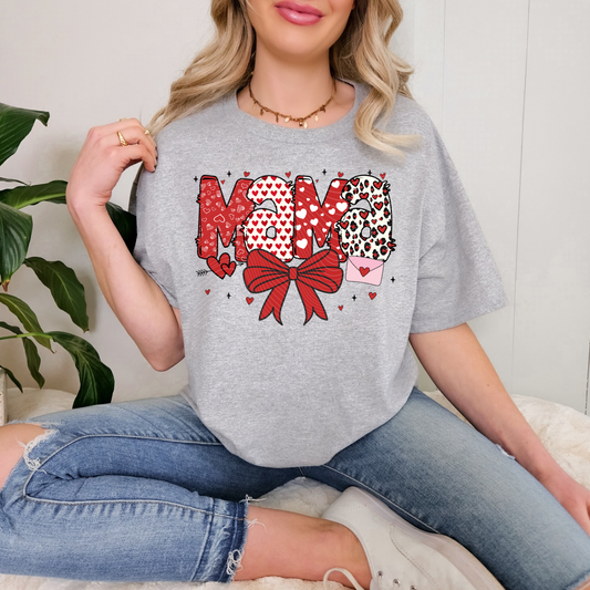 Valentine Day Mama Tee