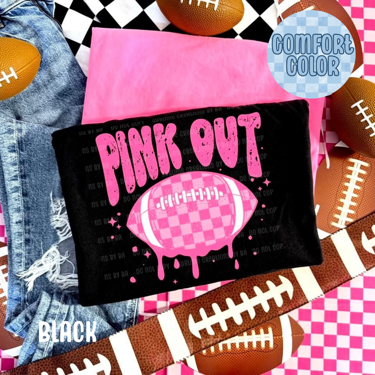 Pink Out Stars Football Apparel
