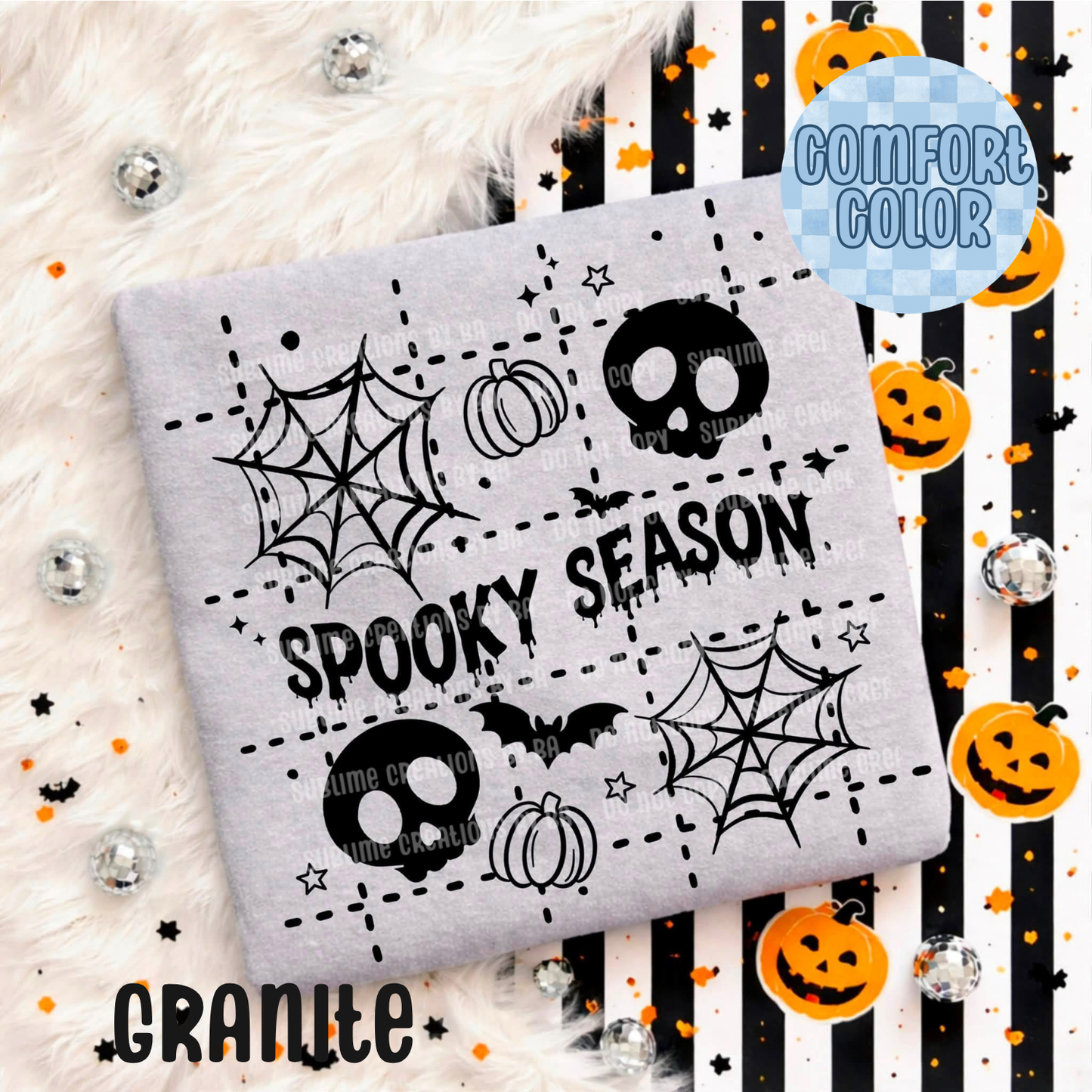 Spooky Season Grid Apparel