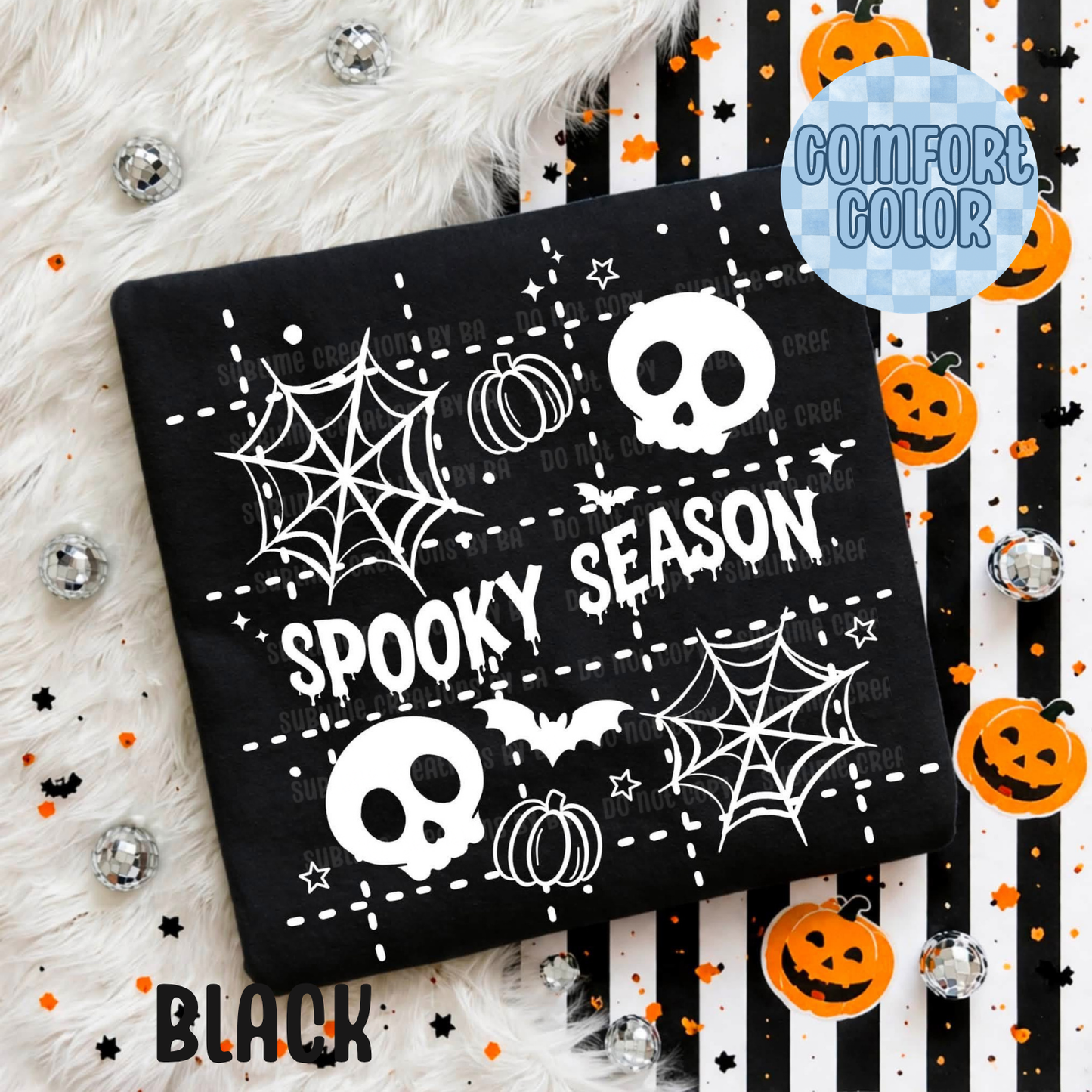 Spooky Season Grid Apparel