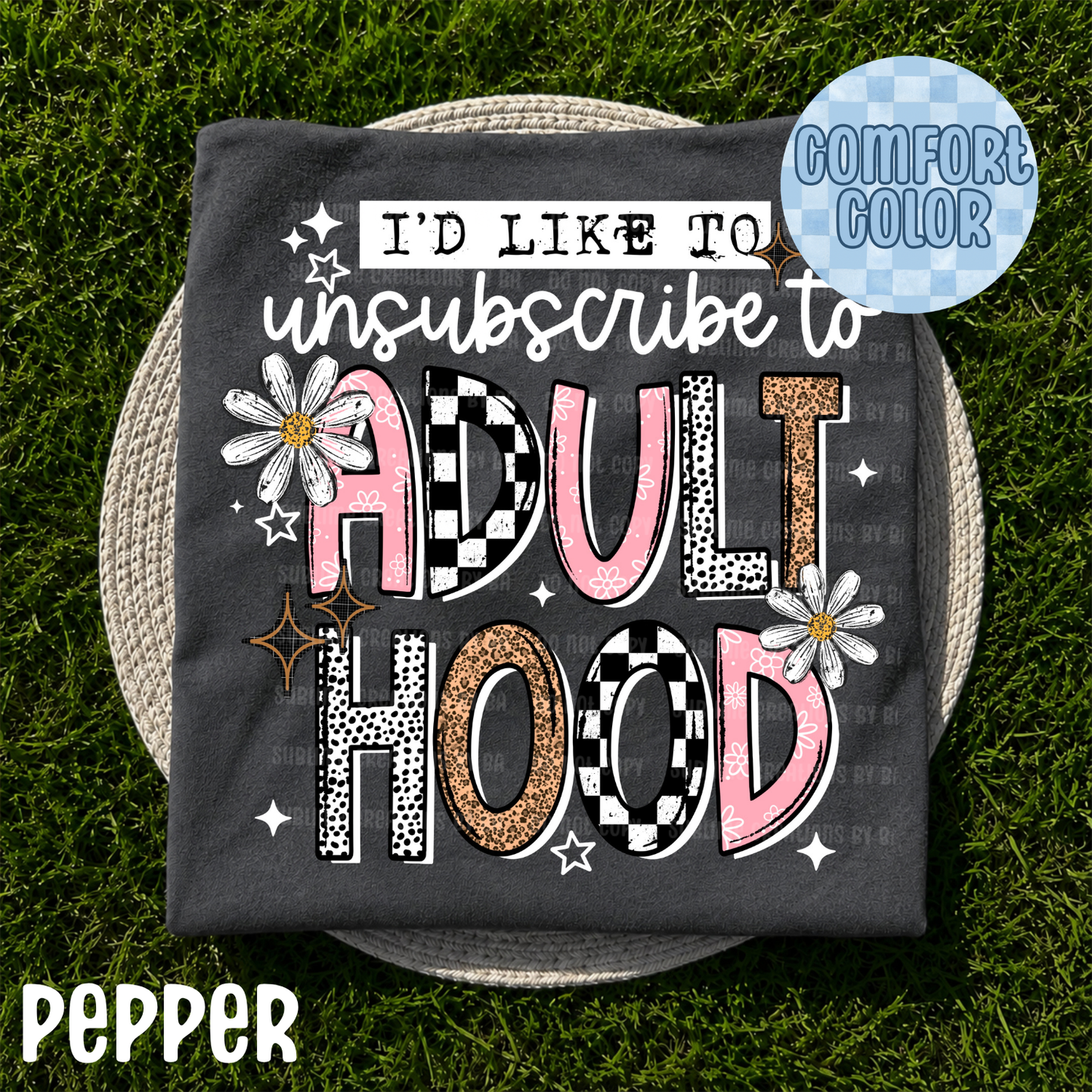 Unsubscribe Adulthood Apparel