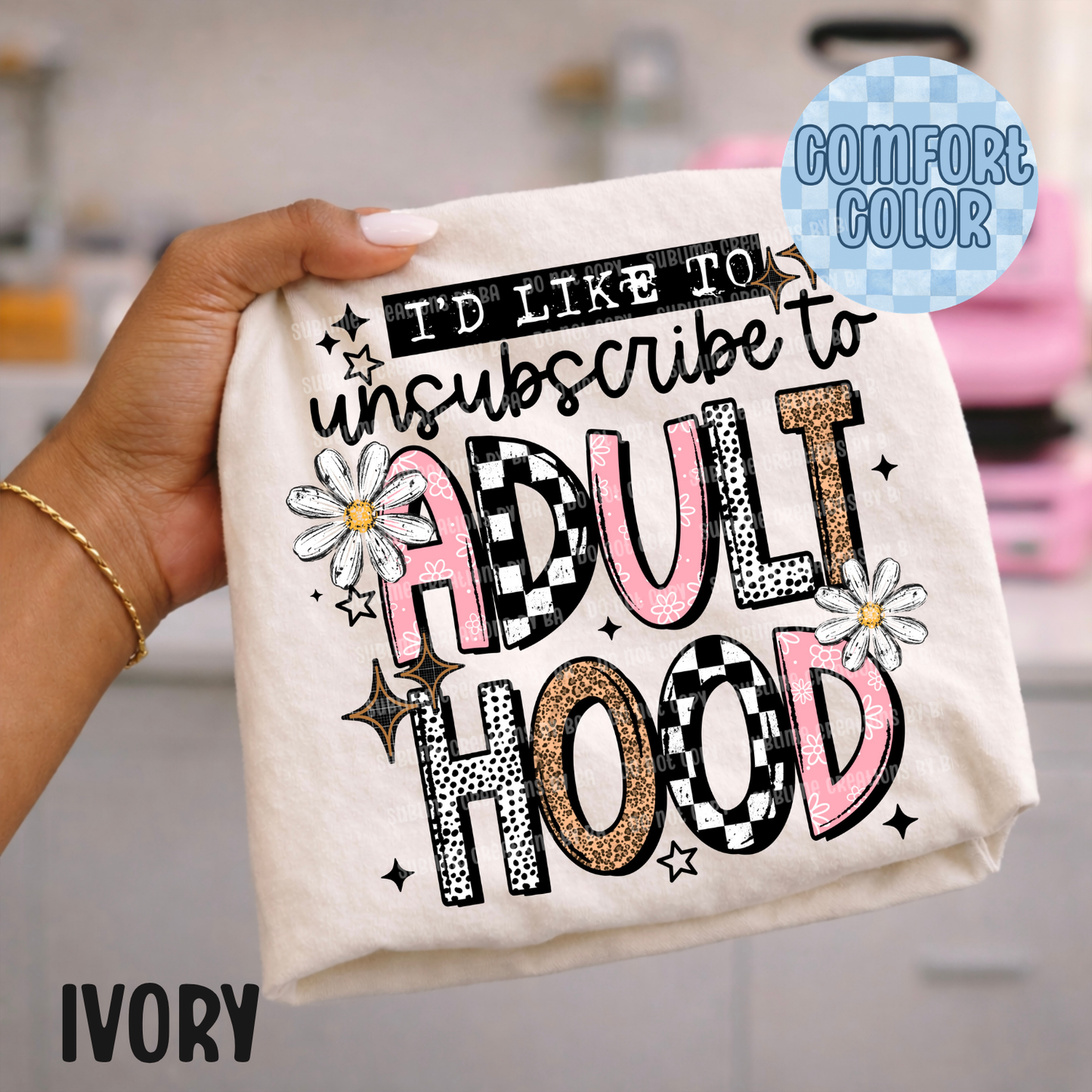 Unsubscribe Adulthood Apparel