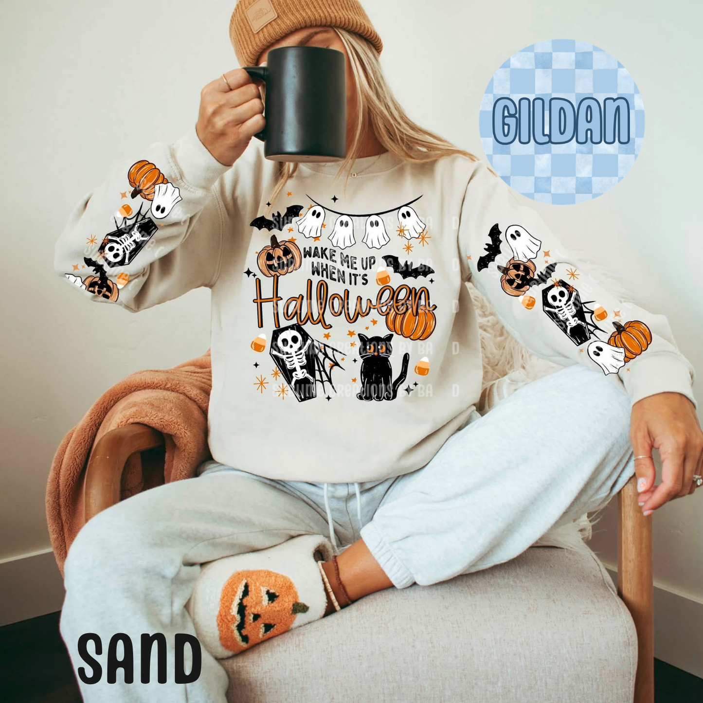 Wake Me Up When It's Halloween Apparel