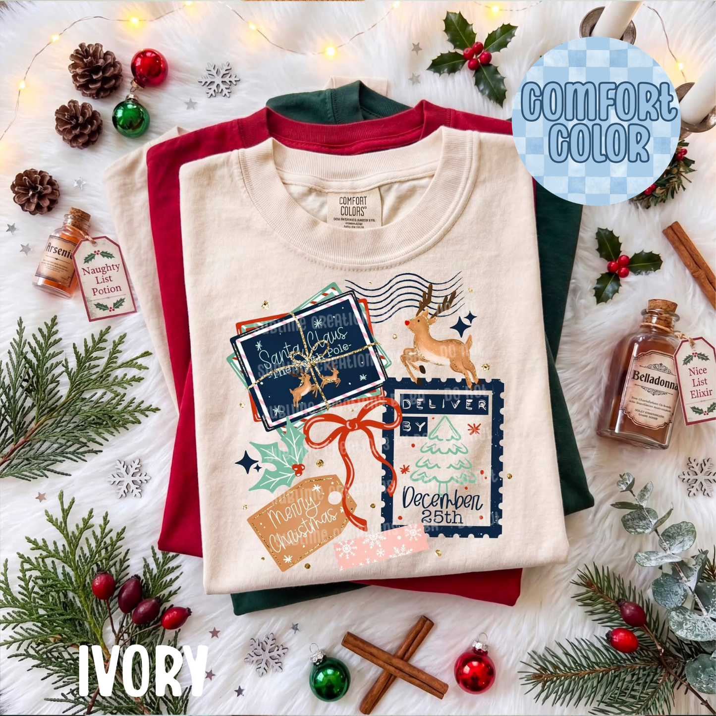 Christmas Postage Apparel