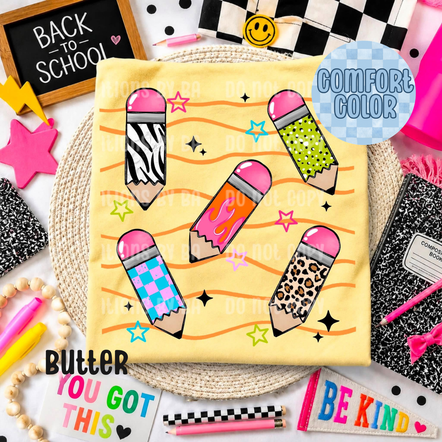 Colorful Pencils Apparel