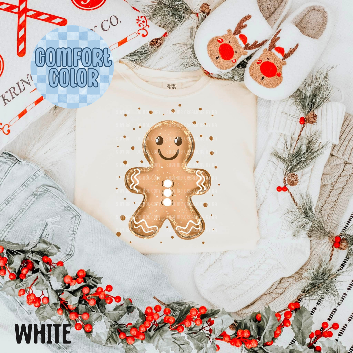 Glittery Gingerbread Apparel