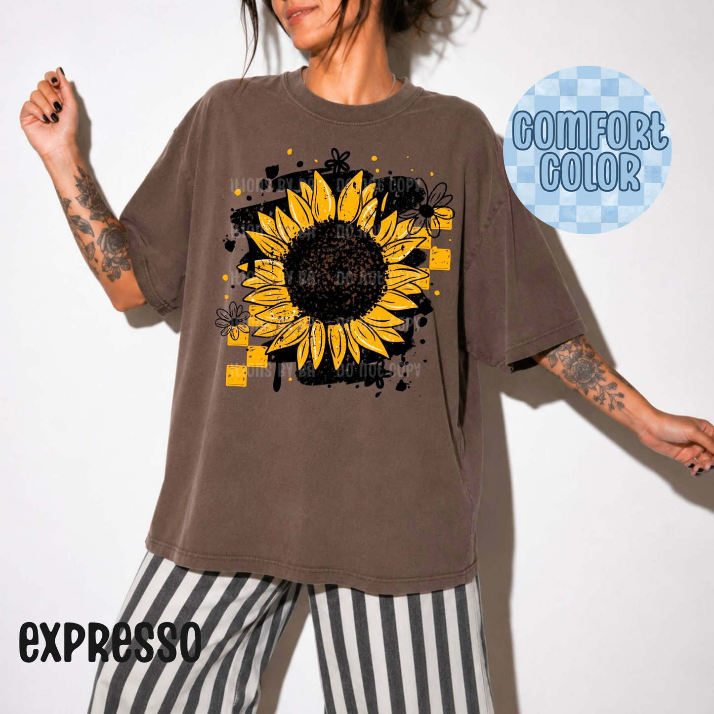 Grunge Sunflower Apparel
