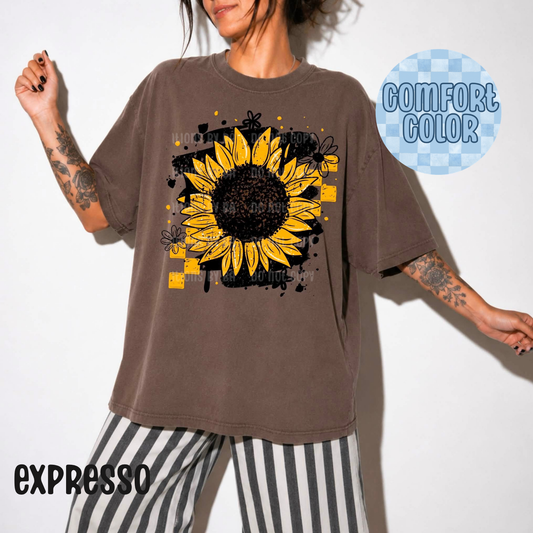 Grunge Sunflower Apparel