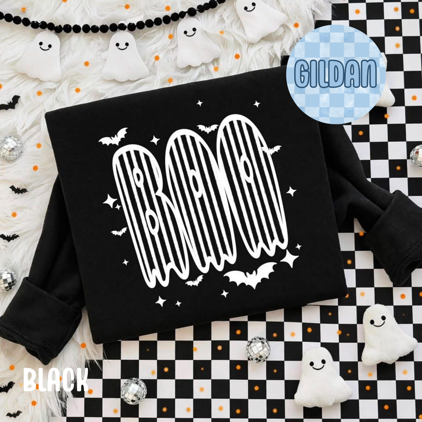 Boo Stripe Apparel