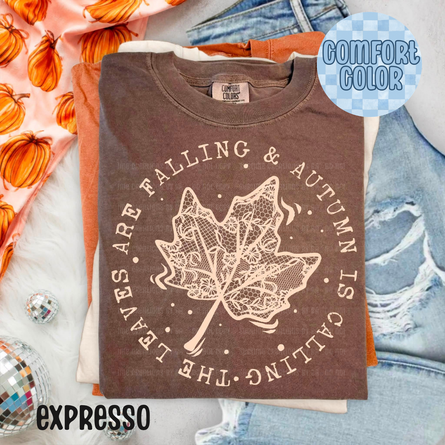 Lace Leaf Circle Apparel