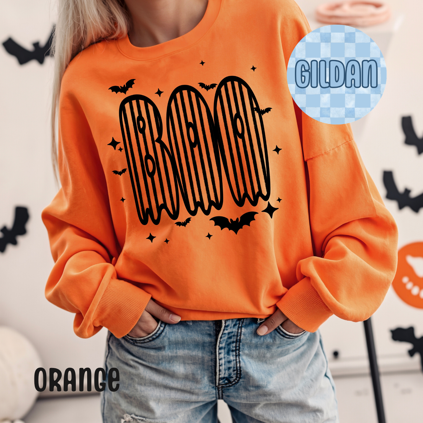 Boo Stripe Apparel
