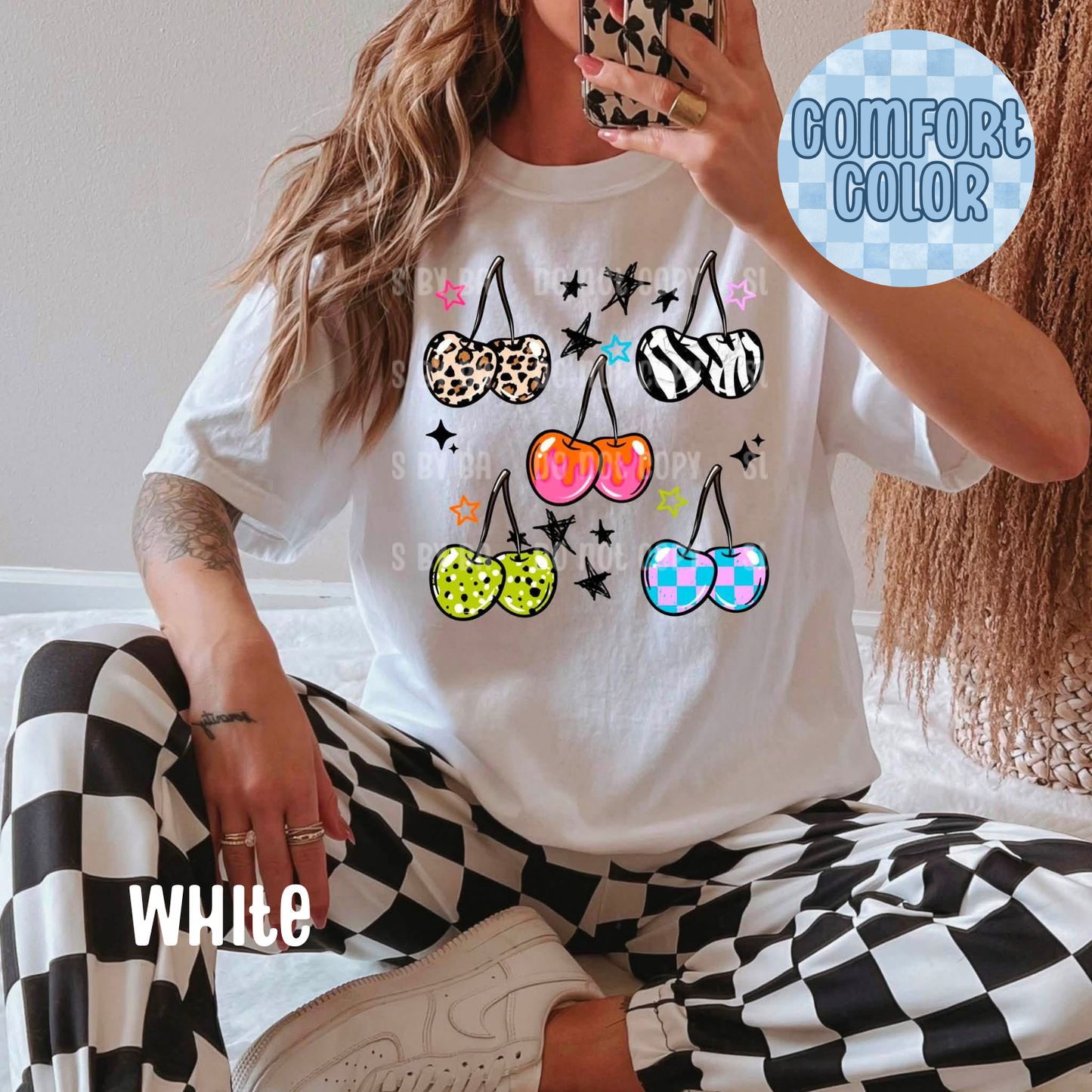 Pattern Cherries Apparel