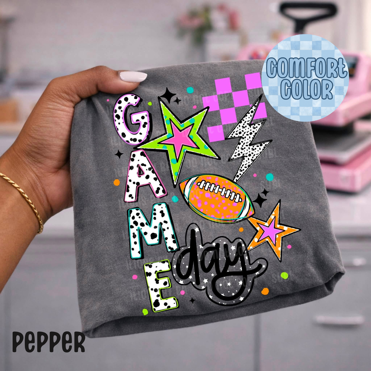 Game Day Neon Football Sports Apparel