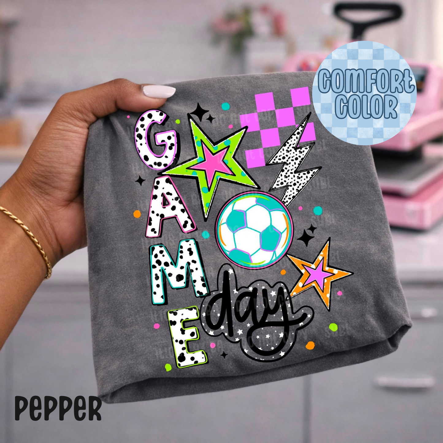 Game Day Neon Soccer Sports Apparel